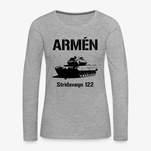 ARMÉN - Stridsvagn 122 - Långärmad premium-T-shirt dam