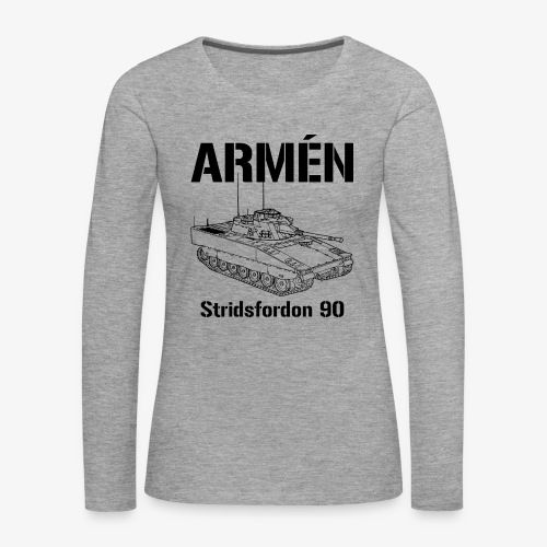 Armén Stridsfordon 9040 - Långärmad premium-T-shirt dam