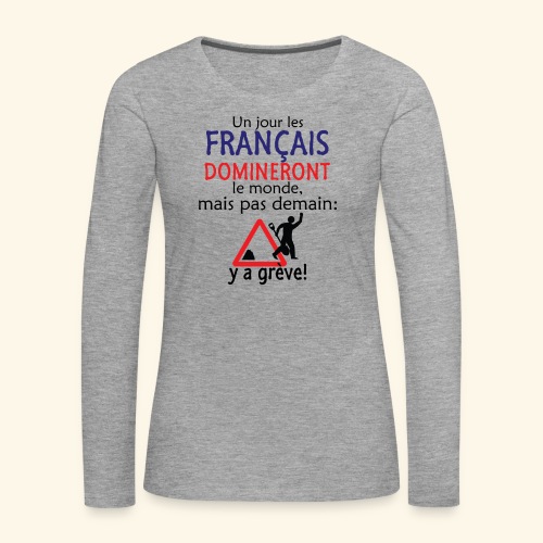 domination française - T-shirt manches longues Premium Femme