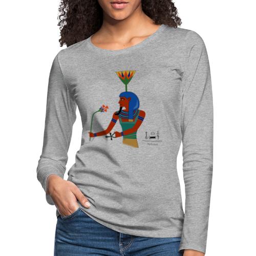 Nefertem I altägyptische Gottheit - Frauen Premium Langarmshirt