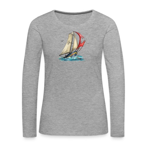 yacht - Frauen Premium Langarmshirt