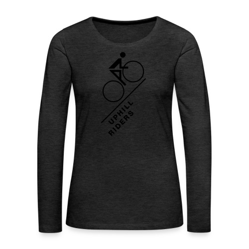 Uphill_logo_ - Naisten premium pitkähihainen t-paita