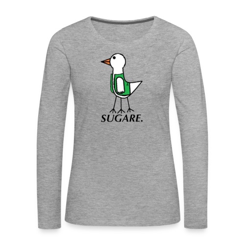 SUGARE. huppari - Naisten premium pitkähihainen t-paita