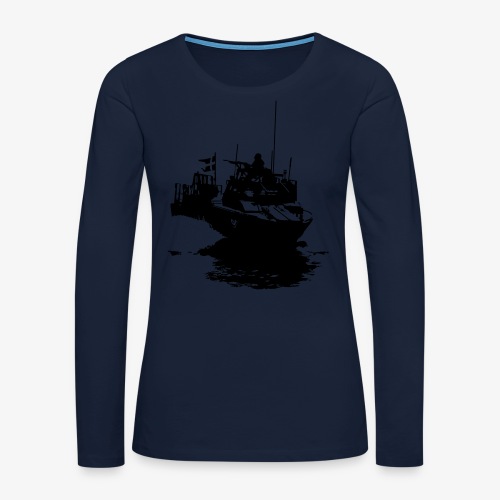 Combat Boat 90 - Stridsbåt 90 - Långärmad premium-T-shirt dam