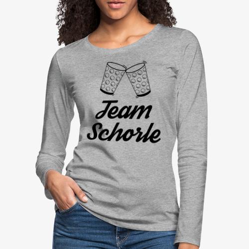 Team Schorle - Frauen Premium Langarmshirt