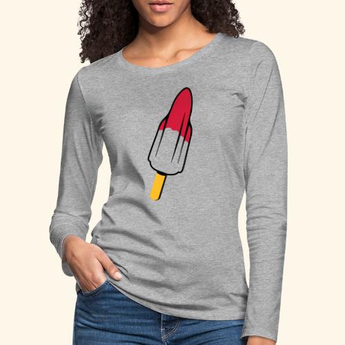 Raketeneis Eis am Stiel T Shirt - Frauen Premium Langarmshirt