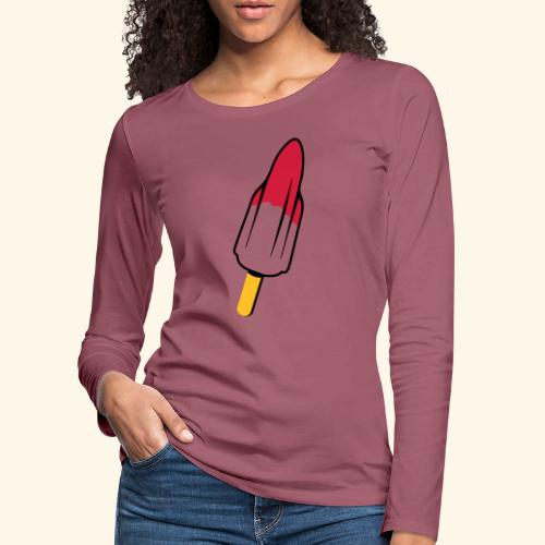 Raketeneis Eis am Stiel T Shirt - Frauen Premium Langarmshirt