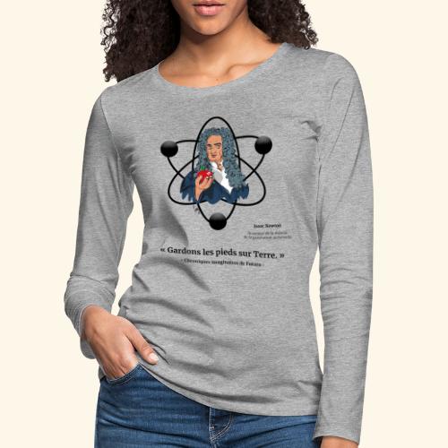 Isaac Newton Gravitation universelle - T-shirt manches longues Premium Femme