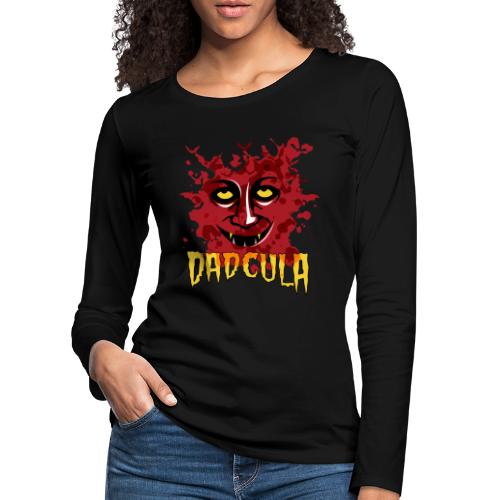 Graf Dadcula Vampir Halloween Fledermaus - Frauen Premium Langarmshirt
