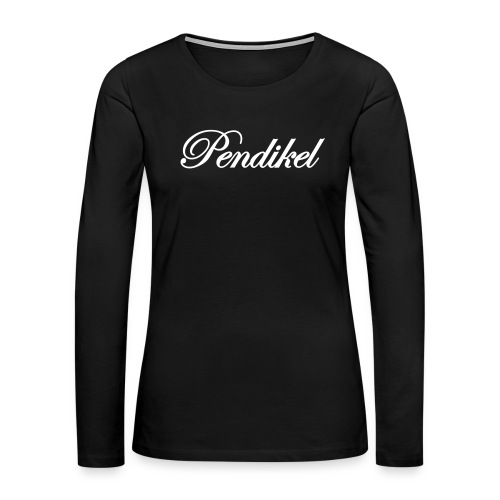 Pendikel Schriftzug (offiziell) Buttons & - Frauen Premium Langarmshirt