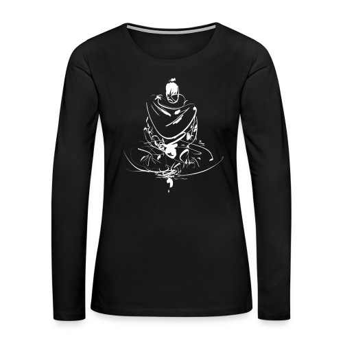 Iaido Samurai Zen Meditation - Women's Premium Longsleeve Shirt