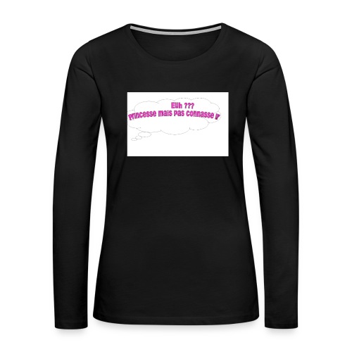 logo tee shirt - T-shirt manches longues Premium Femme