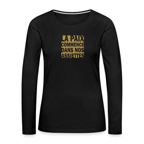 PAIX2 - T-shirt manches longues Premium Femme
