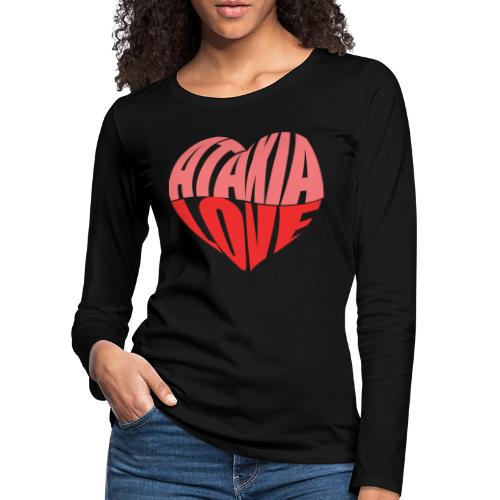 Ataxia Love - Koszulka damska Premium z długim rękawem