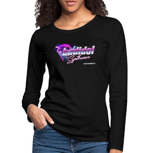 badidol Synthwave - Women's Premium Longsleeve Shirt