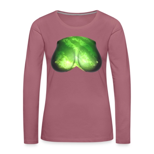 Wassermelonen (. Y .) - Frauen Premium Langarmshirt
