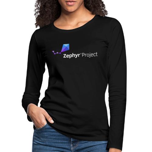Zephyr Project Logo - Naisten premium pitkähihainen t-paita