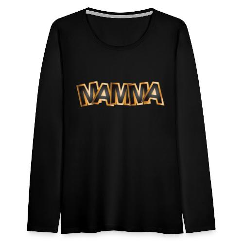 Gullmamma - Premium langermet T-skjorte for kvinner