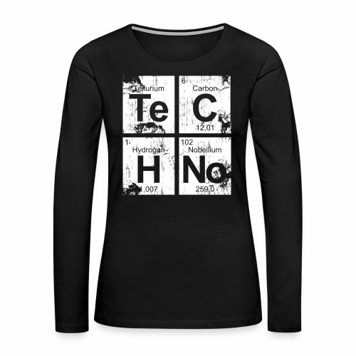 Dirty Techno Chemie - Frauen Premium Langarmshirt