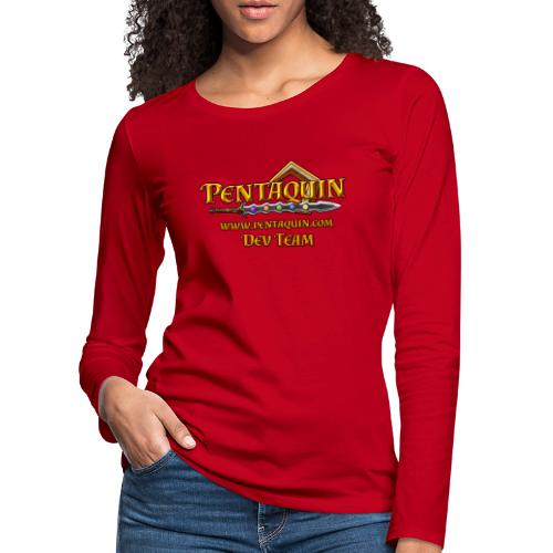 Pentaquin Logo DEV - Frauen Premium Langarmshirt