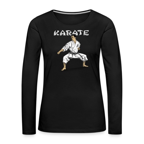 karate - Frauen Premium Langarmshirt