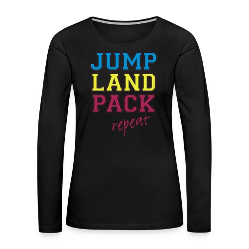 jumplandpack kleur - Vrouwen Premium shirt met lange mouwen