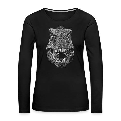 Dinosaurier - Frauen Premium Langarmshirt