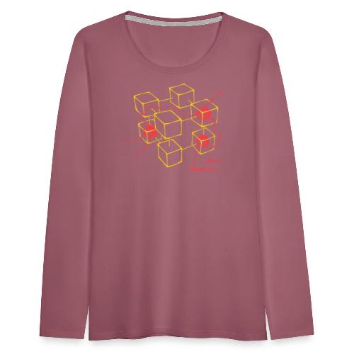 Connection Machine CM-1 Feynman t-shirt logo - Women's Premium Longsleeve Shirt