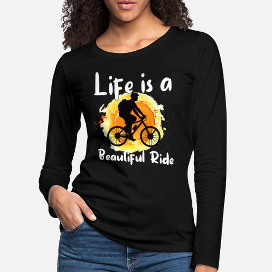 Livet er en smuk tur cykel sjov cykelgig' Premium T-Shirt dame | Spreadshirt