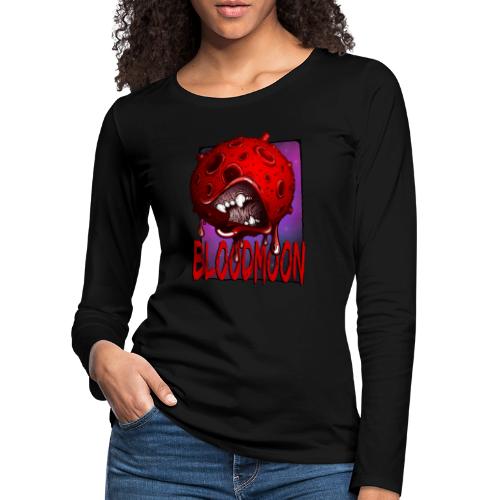 Bloodmoon Lowbrow Art - Frauen Premium Langarmshirt