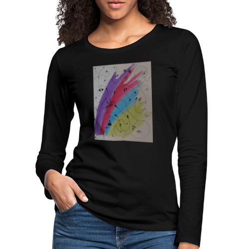 Abstrakte Kunst Motiv 6 - Frauen Premium Langarmshirt