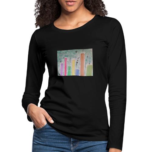Abstrakte Kunst Motiv 7 - Frauen Premium Langarmshirt