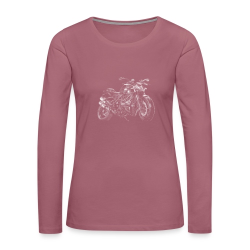 Motorrad - Frauen Premium Langarmshirt