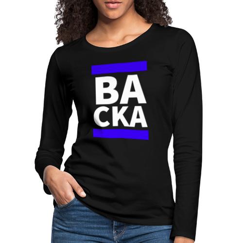 Backa - Långärmad premium-T-shirt dam