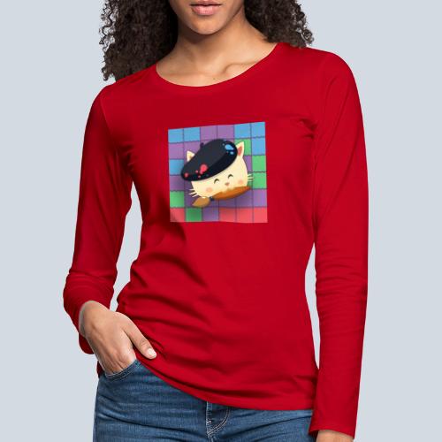 Hungry Cat Picross - T-shirt manches longues Premium Femme