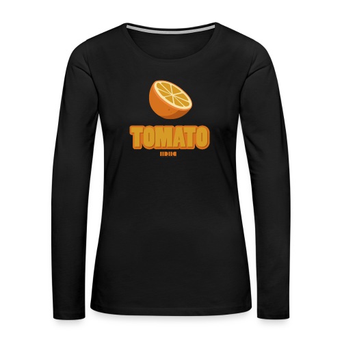 Tomato, tomato - Långärmad premium-T-shirt dam