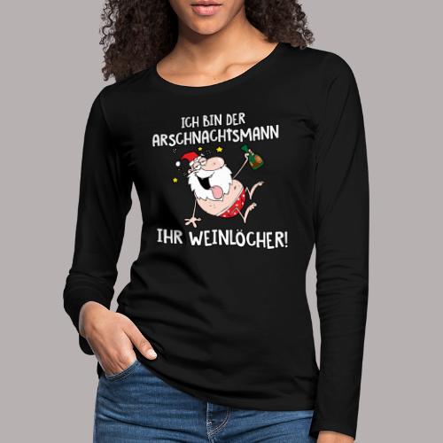Arschnachtsmann - Frauen Premium Langarmshirt