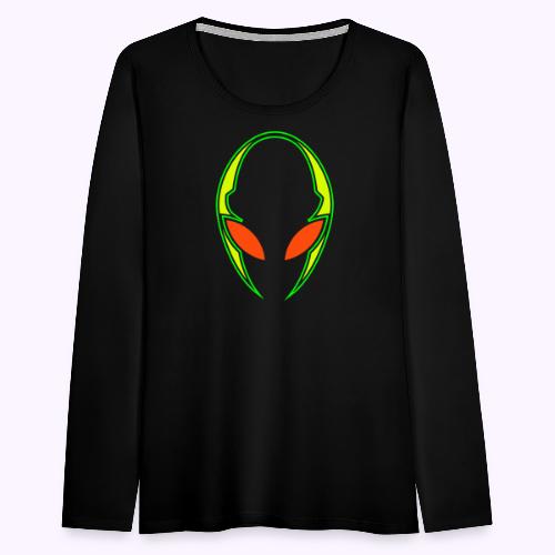 Alien Tech - Koszulka damska Premium z długim rękawem