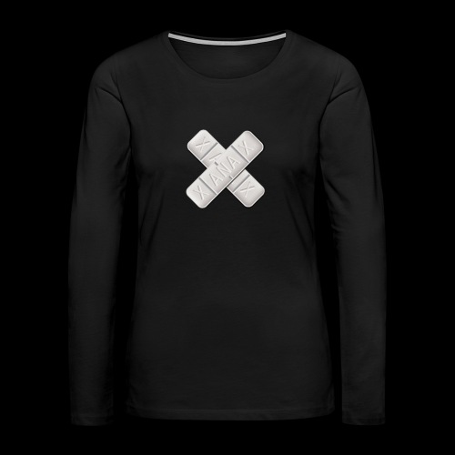 Xanax X Logo - Frauen Premium Langarmshirt