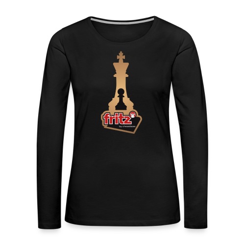 Fritz 19 Chess King and Pawn - Women's Premium Longsleeve Shirt