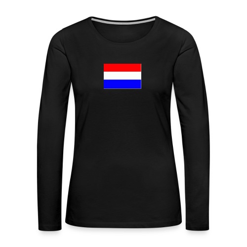 vlag nl - Vrouwen Premium shirt met lange mouwen