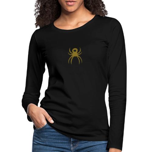 Spider gold - Frauen Premium Langarmshirt