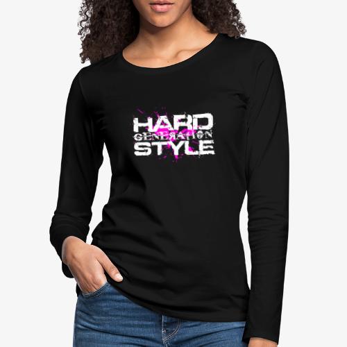 harder'z girls power Manches longues - T-shirt manches longues Premium Femme