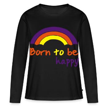 romance - Women's Premium Organic Long Sleeve Shirt - black - Front - Julia (174cm)