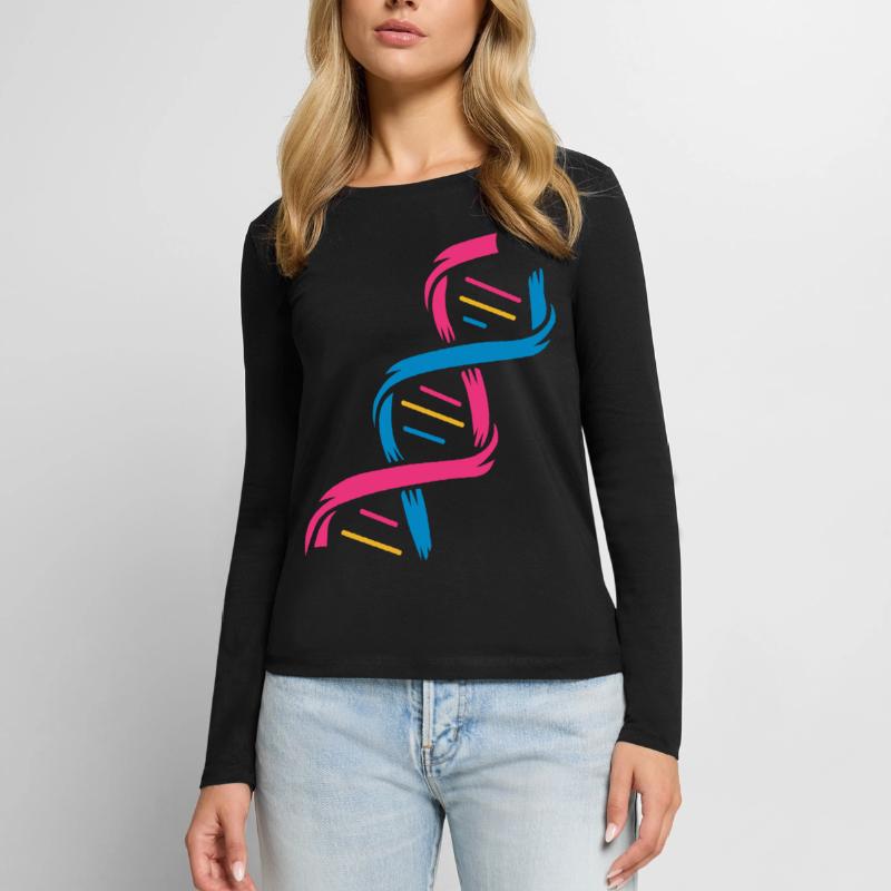 La structure d'une molécule d'ADN T-shirt manches longues Premium bio Femme
