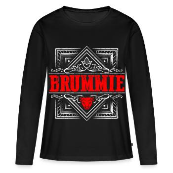 Birmingham - Brummie - 2019 - Exclusive - T-shirt manches longues Premium bio Femme - noir - Devant - Julia (174cm)