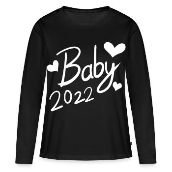 Baby 2022 - Newborn 2022 - Women's Premium Organic Long Sleeve Shirt - black - Front - Julia (174cm)