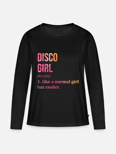 Disco Disco Disco - Women's Premium Organic Long Sleeve Shirt - black