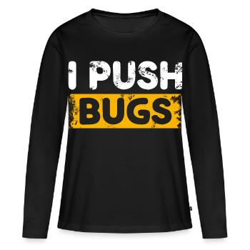 Programmeur Blagues drôles - T-shirt manches longues Premium bio Femme - noir - Devant - Julia (174cm)