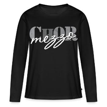 Mezzo-soprano de chœur - T-shirt manches longues Premium bio Femme - noir - Devant - Julia (174cm)